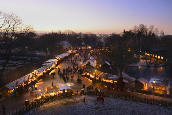 Julmarknad på Skansen Foto: Richard von Hofsten