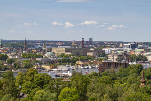 A view over Stockholm from Skansens Bredablick