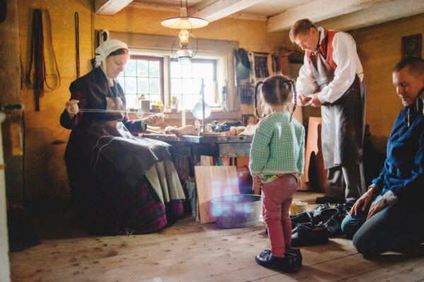 Shoe maker's workshop at Skansen Photo: Sara Kollberg