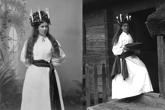 Lucia på Skansen, år 1896 och 1899