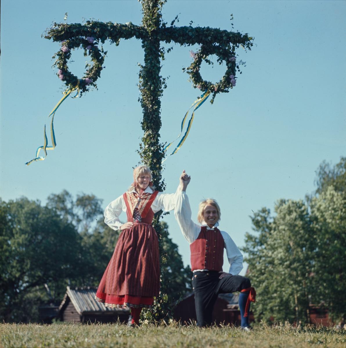 Midsommar på Skansen, 1970-tal.