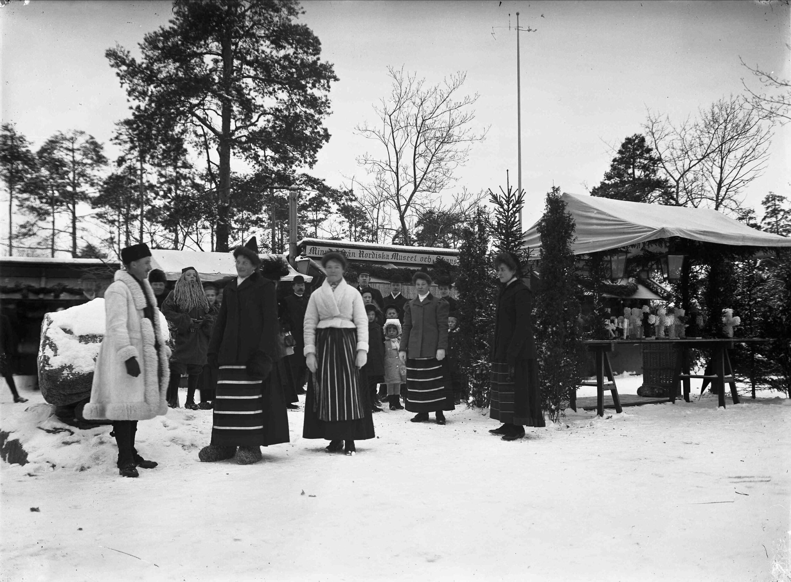 Skansens julmarknad, ca 1905–1915